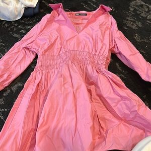 Zara Pink Dress Size L